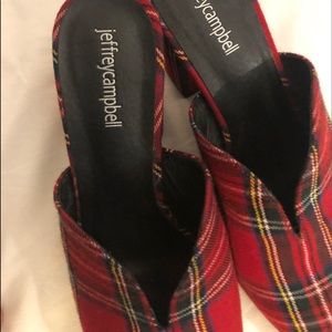 Tartan Plaid Jeffrey Campbell slides